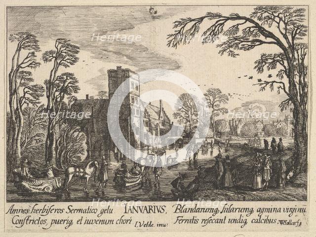 January, 1628-29. Creator: Wenceslaus Hollar.