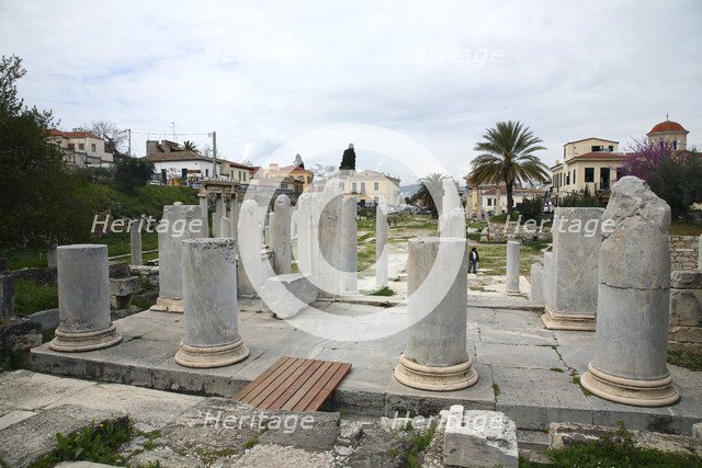 The East Propylon of the Roman Agora in Athens, Greece. Artist: Samuel Magal