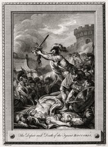 'The Defeat and Death of the Tyrant Boccoris', 1774. Artist: W Walker