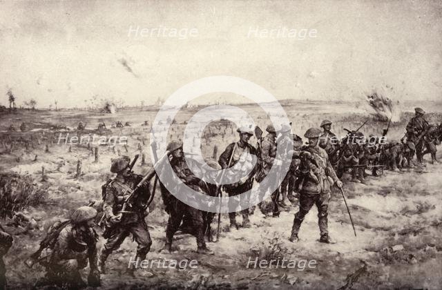 'The Hour Has Struck. British First Line of Attack in the "Great Push"', 1917. Creator: Unknown.