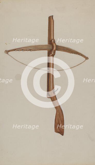 Cross Bow, 1935/1942. Creator: Unknown.