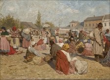 Fair at Wieliczka, before 1894. Creator: Antoni Kozakiewicz.