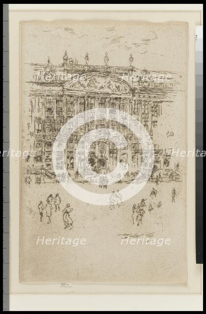 The Church- Brussels (Adoration), 1887. Creator: James Abbott McNeill Whistler.