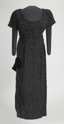 Black beaded dress designed by Zelda Wynn and worn by Ella Fitzgerald, late 1940s. Creator: Zelda Wynn.