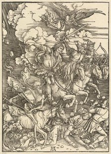 The Four Horsemen, 1498. Creator: Albrecht Durer.