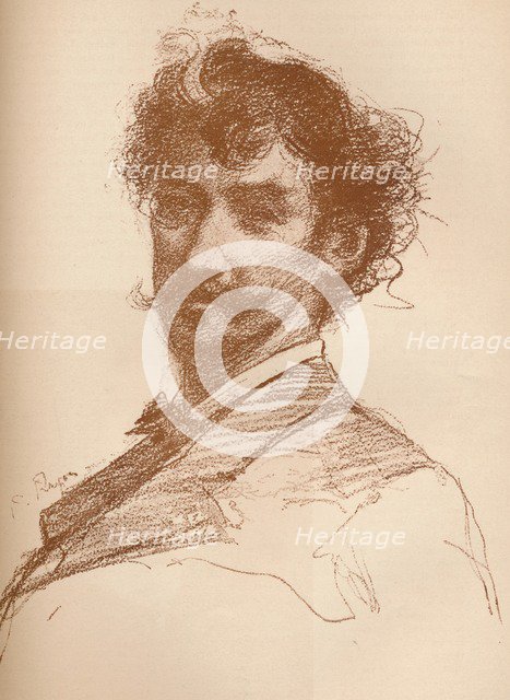 'Portrait of Whistler', 1880 (1903-1904).  Artist: Paul Adolphe Rajon.