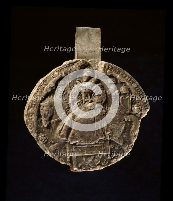 Seal impression, 1586-1603. Artist: Unknown.