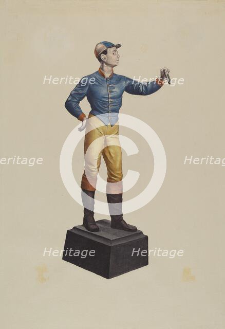 Hitching Post, 1935/1942. Creator: Unknown.