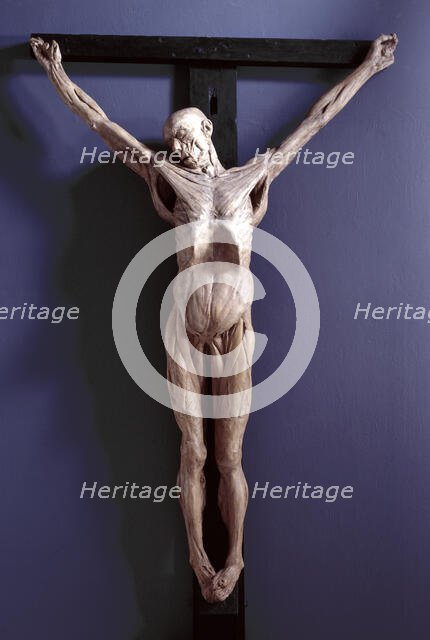 Anatomical Crucifixion (James Legg), 1801. Creator: Thomas Banks.