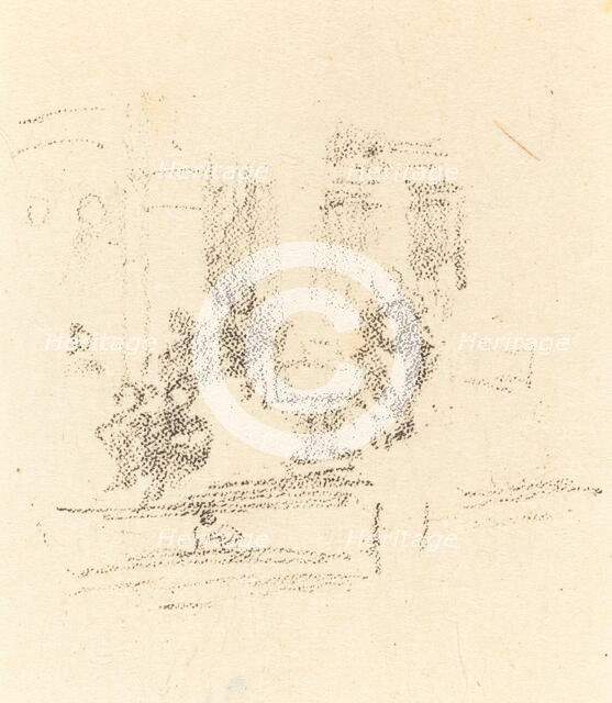 Trial Sketch: An Interior, c. 1891. Creator: James Abbott McNeill Whistler.