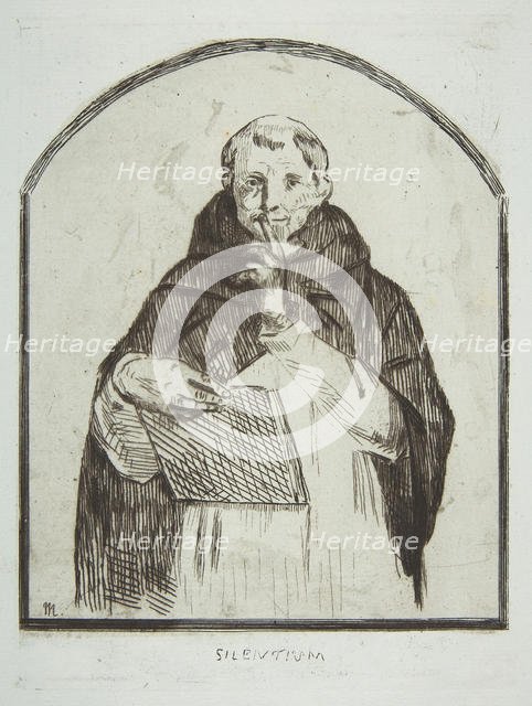 Silentium, 1862-64. Creator: Edouard Manet.