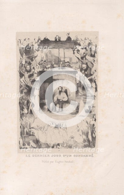 The Last Day of a Condemned Man, 1833. Creator: Célestin Nanteuil.