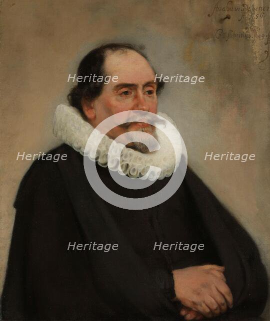 Portrait of Abraham de Potter, Amsterdam Silk Merchant, 1649. Creator: Carel Fabritius.