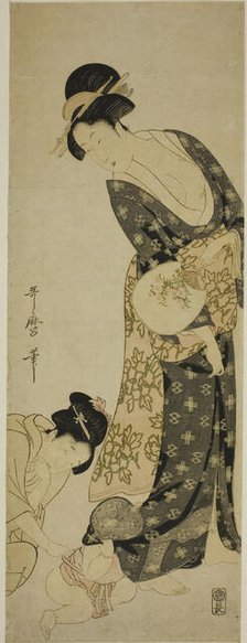 Mother and Child, Japan, c. 1800. Creator: Kitagawa Utamaro.