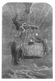 "Aerial Voyages", 1870. Creator: C Laplante.