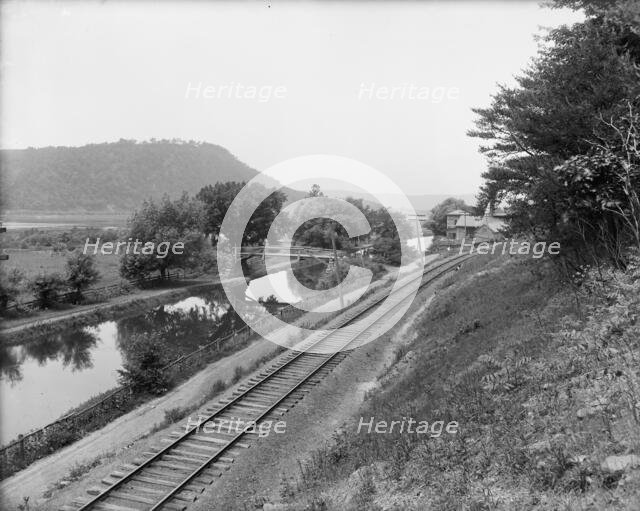 On the Susquehanna near Danville, Pa., between 1900 and 1906. Creator: Unknown.