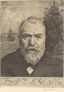 Self-Portrait II, 1898. Creator: Hans Thoma.
