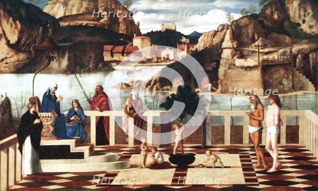 'The Sacred Allegory', 1490-1500, (1925). Artist: Unknown