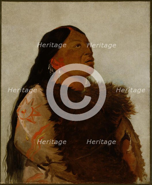 Wife of The Six, 1832. Creator: George Catlin.