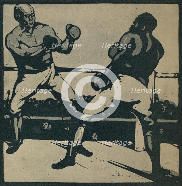 'The Boxers', 1898, (1935). Creator: William Nicholson.