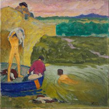 Bathers, c. 1911. Creator: Moser, Koloman (1868-1918).