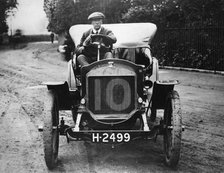 1907 Thornycroft TT, driver Tom Thornycroft. Creator: Unknown.