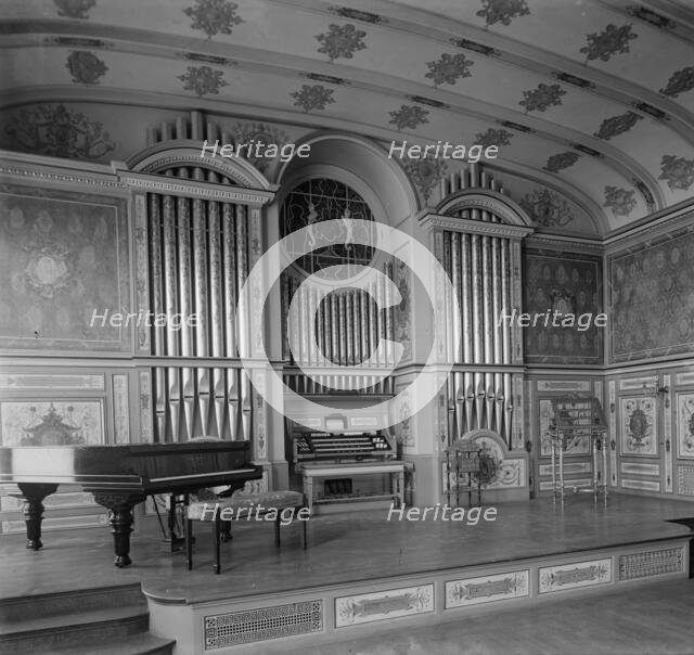 Pipe Organ at The Mexican Embassy, Washington, D.C., between 1910 and 1920. Creator: Harris & Ewing.