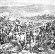 'The Zulu War, 1879: The final repulse of the Zulus at Ginghilovo, April 2', (1901). Creator: Unknown.