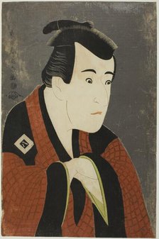 The actor Ichikawa Yaozo III as Tanabe Bunzo, 1794. Creator: Tôshûsai Sharaku.