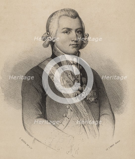 Godoy, Manuel de (1767-1851), Duke of Alcudia and Sueca, Prime Minister of Charles IV, known as t…