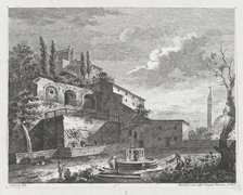 Landscape with Ruins and Fountain, ca. 1750-70. Creator: Fabio Berardi.