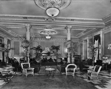 Lounge in foyer, Murray Hill Hotel, New York, N.Y, between 1905 and 1915. Creator: Unknown.