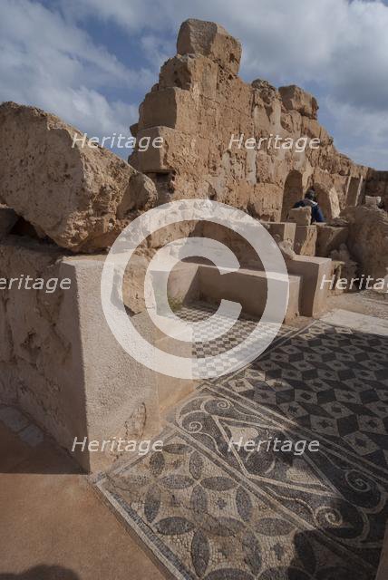 Libya, Sabratha, Theatre Baths, 2007. Creator: Ethel Davies.
