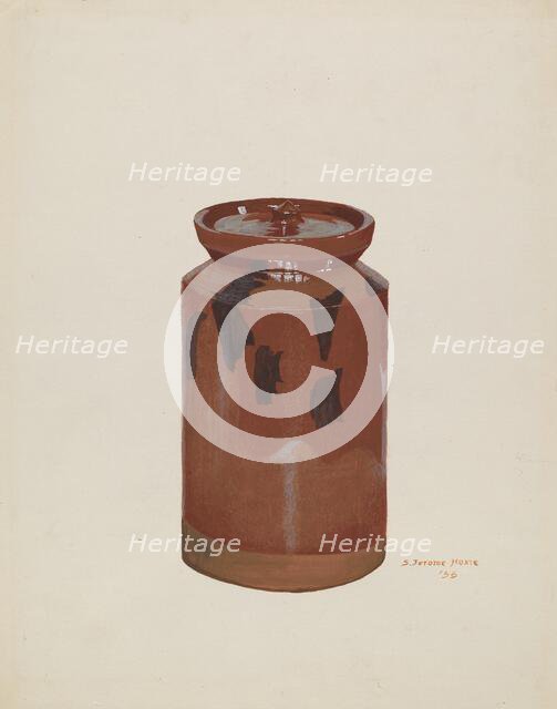 Preserve Jar, 1936. Creator: Jerome Hoxie.