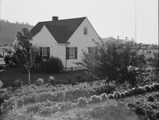 Home on Longview homestead project, Cowlitz County, Washington, 1939. Creator: Dorothea Lange.
