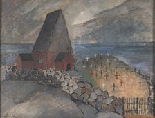 Church by the sea, 1926. Creator: Alvar Cawén.