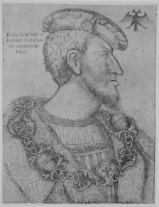 Portrait of the Holy Roman Emperor Charles V facing right, ca. 1520-1540., ca. 1520-1540. Creator: Anon.