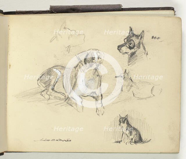 Sketchbook I, 1883. Creator: Arthur Davies.