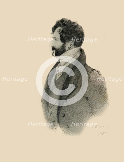 Lincoln Stanhope, 1836. Creator: Richard James Lane.