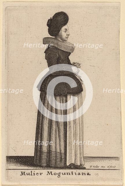 Mulier Moguntiana. Creator: Wenceslaus Hollar.