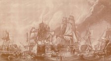 'The Battle of Trafalgar', 1805, (1896).  Artist: Unknown.