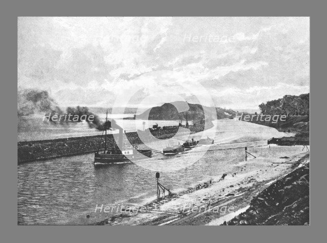 Manchester Ship Canal, Above Easton,c1900. Artist: H Garside.