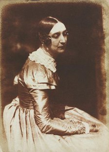 Elizabeth Rigby, later Lady Eastlake (1809-1893), c. 1844-1845. Creator: David Octavius Hill (British, 1802-1870); Robert Adamson (British, 1821-1848), and.