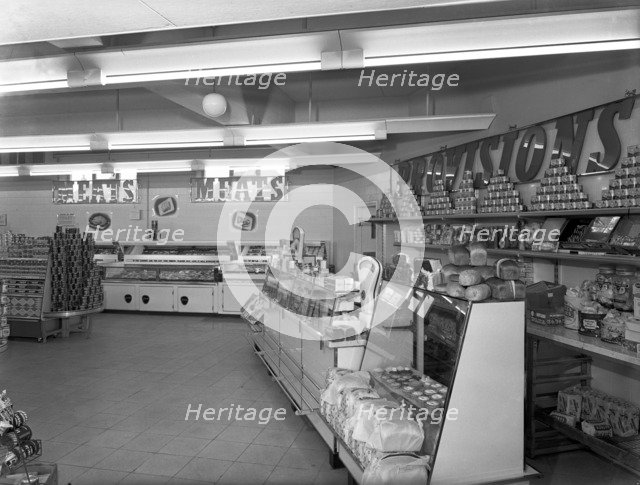 Barnsley Co-op, Bolton upon Dearne branch, South Yorkshire, 1956. Artist: Michael Walters