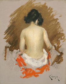 Nude, c. 1901. Creator: William Merritt Chase.