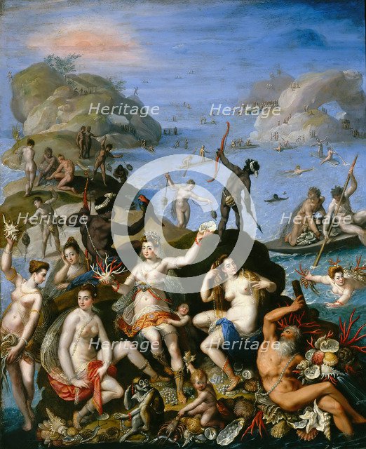 Allegoria della scoperta d'America (Allegory of the discovery of America), ca 1585.