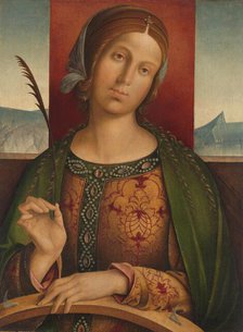 Saint Catherine of Alexandria, 1500-1530. Creator: Francesco Zaganelli.