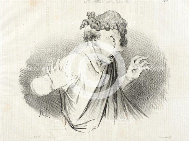 Pour qui sont ces Serpents..., 1841. Creator: Honore Daumier.