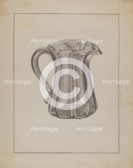 Pitcher, 1936. Creator: Marcus Moran.