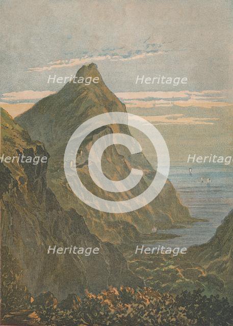 'Hartland Point. Near Clovelly, North Devon', 1864.  Creator: Unknown.
